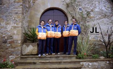 Salvador Cañellas, Vicenç Nubiola, Fernando San Agustín, Pere Arnella, Joan Arnella. Foto: José Luis Cortijos